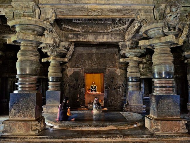 Hoysaleswara temple. Halebidu. Karnataka. India