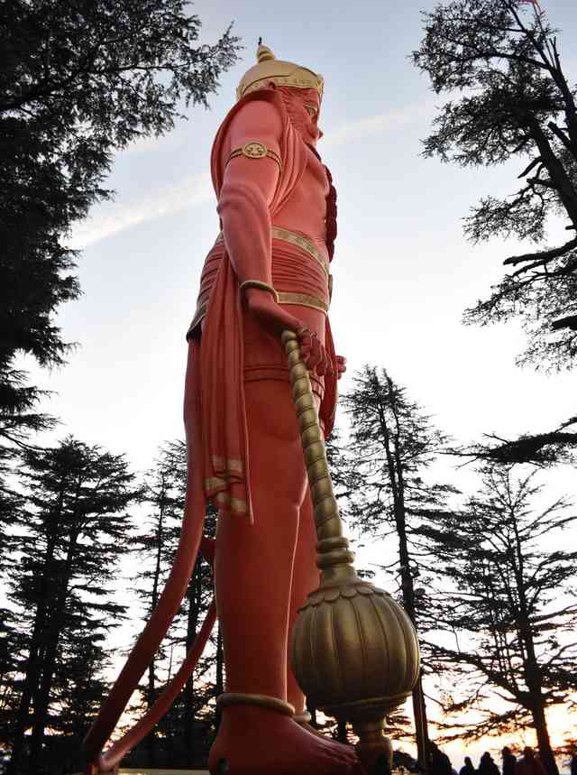 jakhoo mandir shimla हनुमान मंदिर जाखू हनुमान मंदिर जाखू शिमला हिमाचल प्रदेश