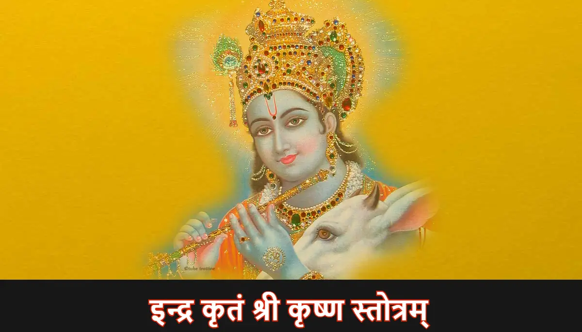 Indrakrit Shri Krishna Stotram,इन्द्र कृतं श्री कृष्ण स्तोत्रम्